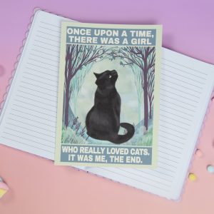 Katzenprint, Kunstdruck Katze, Katzenkunst, Katzenkarte, Grußkarte Katze