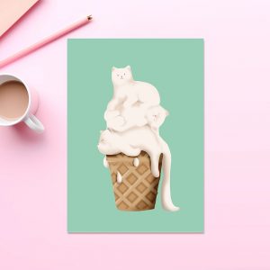 A5 Print "Ice Cream"