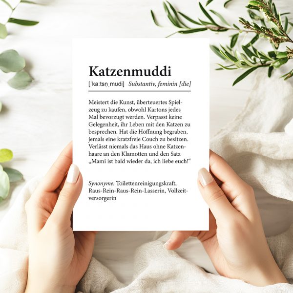 A5 Print "Katzenmuddi" – Bild 2