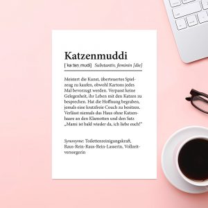 A5 Print "Katzenmuddi"