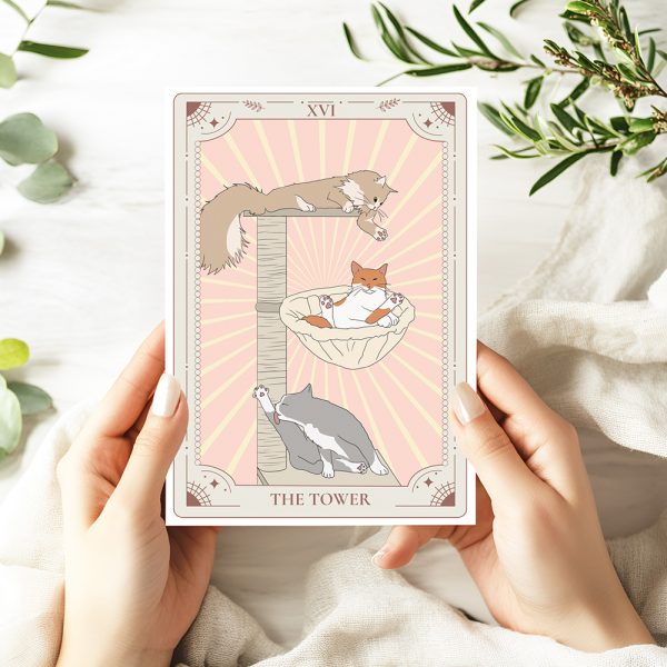A5 Print "TAROT - The Tower" – Bild 2