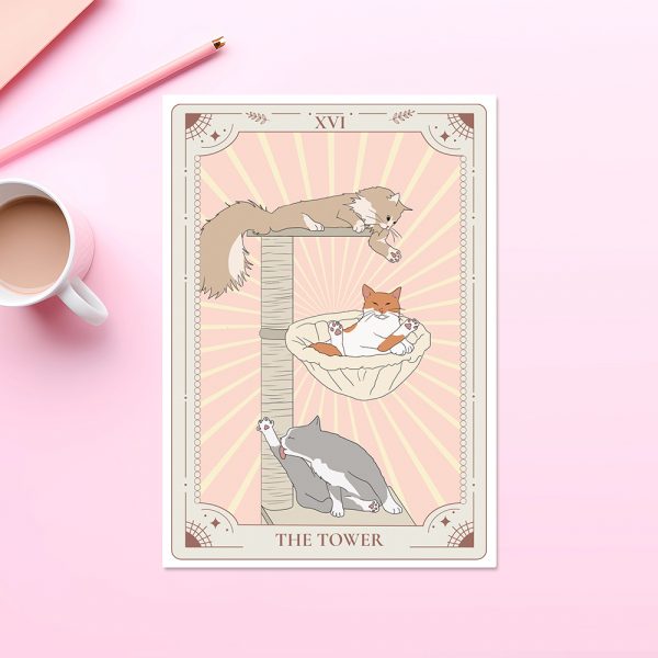 A5 Print "TAROT - The Tower" – Bild 3
