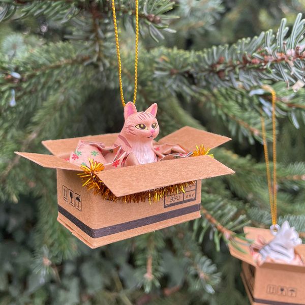 Christbaum Anhänger - orange – Bild 2