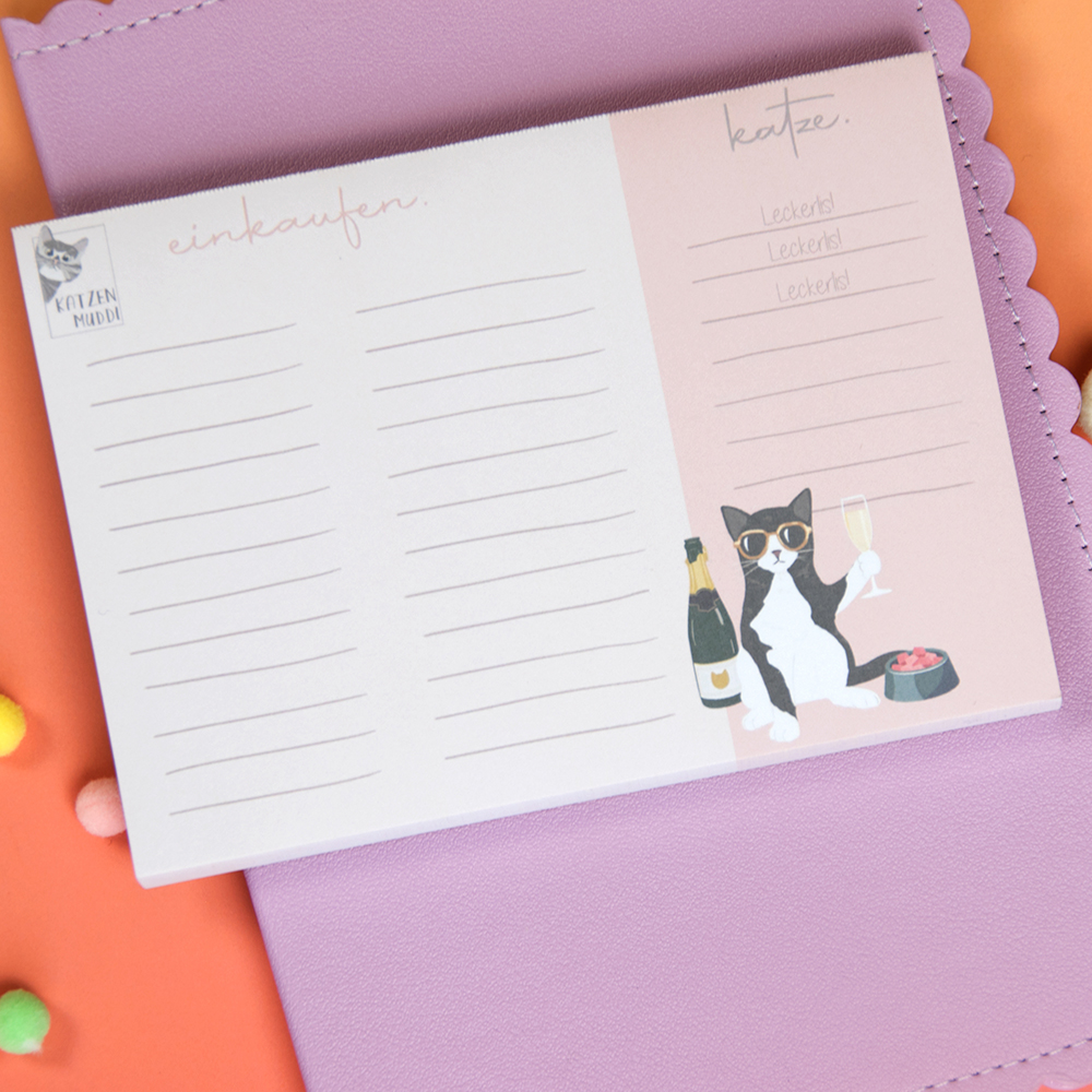 A6 Einkaufsblock Shoppingliste – Bild 3