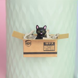 Kühlschrankmagnet, Kühlschrank Magnet, Magnet Katze schwarz