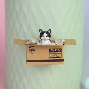 Kühlschrankmagnet, Kühlschrank Magnet, Magnet Katze schwarzweiß