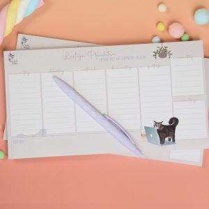 Weekly Planner, Wochenplaner Katze