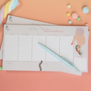 Weekly Planner, Wochenplaner, To Do Liste, Katze