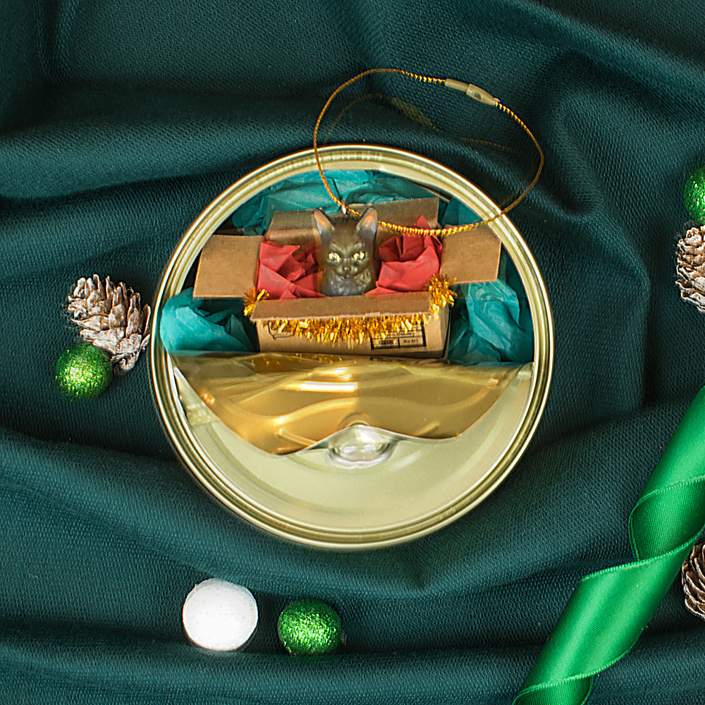 Christbaum Anhänger - schwarz – Bild 2