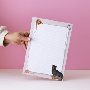 Schreibblock Katze, A4 Block, Notizblock groß