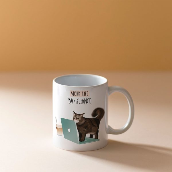 Tasse "Laptopkatze" – Bild 2