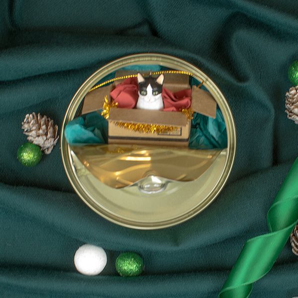 Christbaum Anhänger - schwarzweiß – Bild 3
