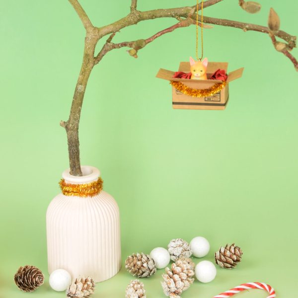 Christbaum Anhänger - orange – Bild 2