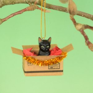 Christbaum Anhänger - schwarz