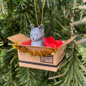 Christbaum Anhänger - Grau