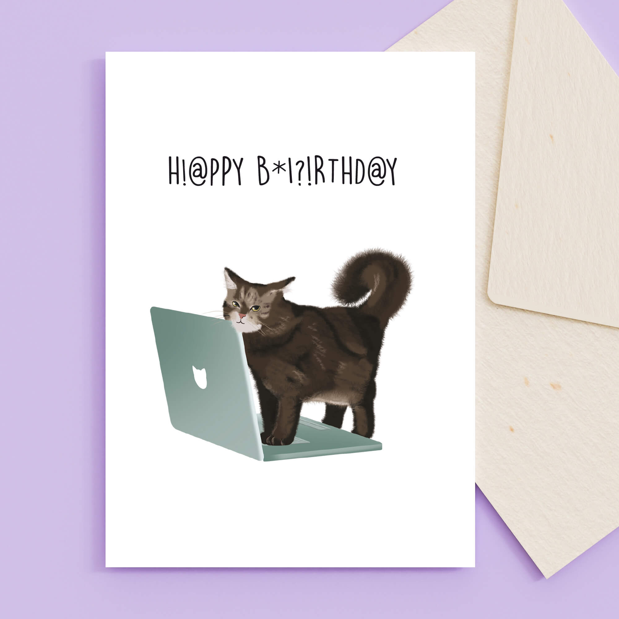 Witze Grußkarte Katze Happy Birthday