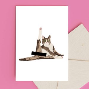 Popokatze Karte, Witzige Karte, frech, Grußkarte