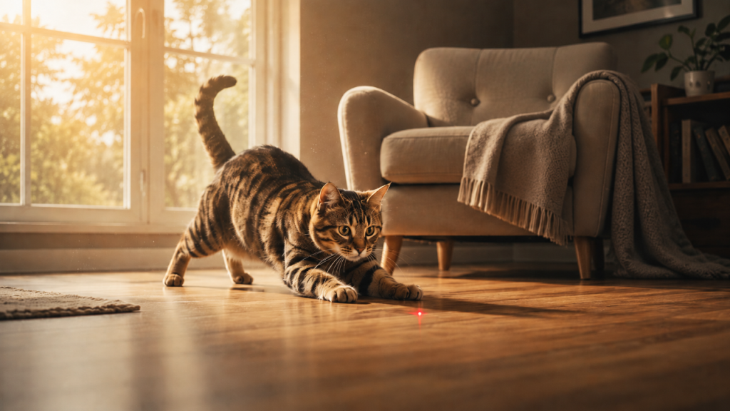 Laserpointer Katze: Spa, Gefahren & 5 goldene Regeln