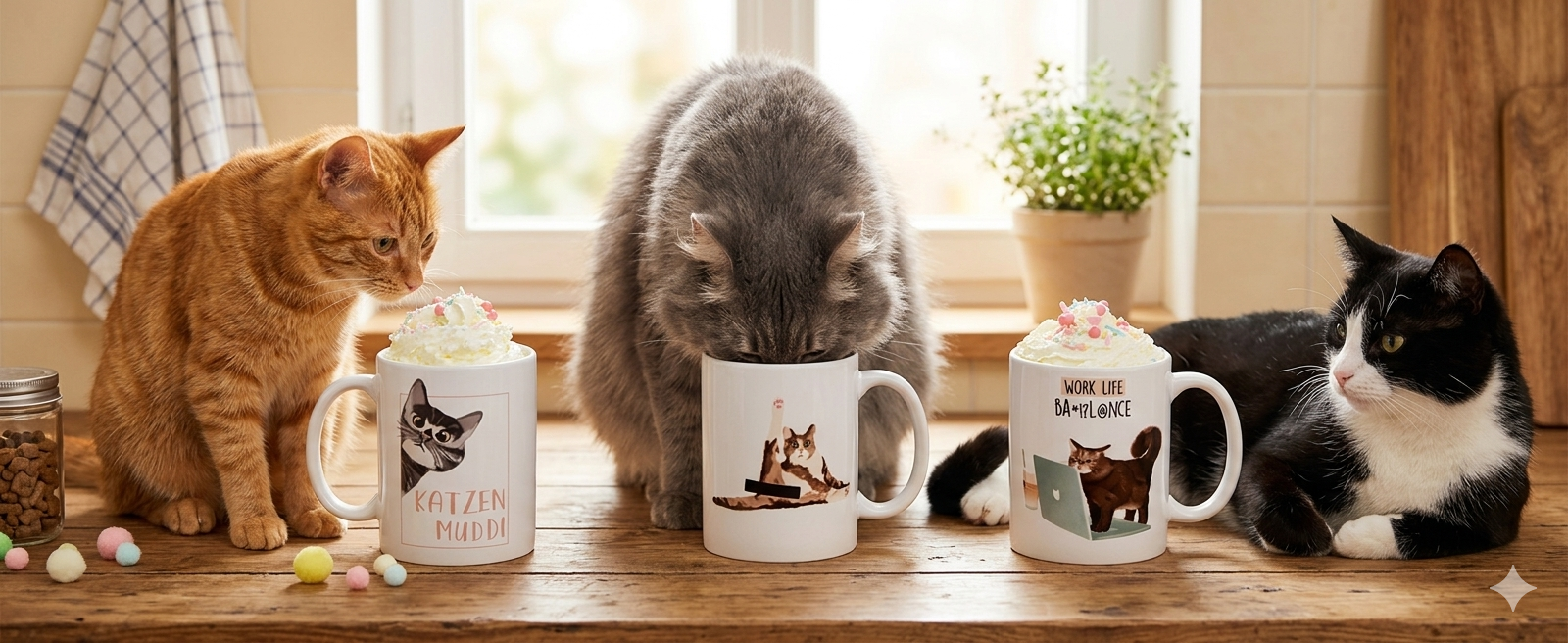Katzentassen mit Katzenmotiv – liebevoll gestaltet von Katzenmuddi