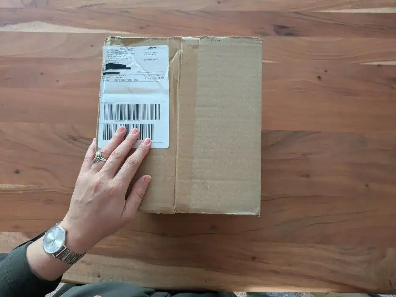STRAYZ Testpaket Ankunft STRAYZ Testpaket ungeöffnet: so kam das Katzenfutter Paket bei uns an