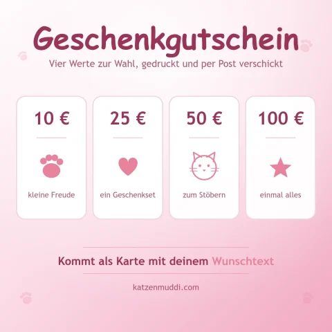 Katzenmuddi Shop Gutschein